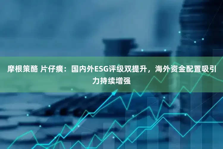 摩根策酪 片仔癀：国内外ESG评级双提升，海外资金配置吸引力持续增强